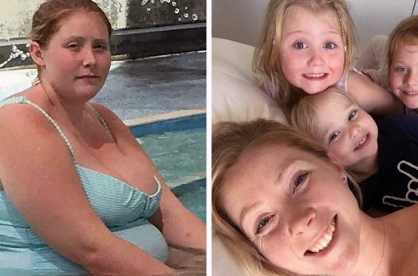  ¡La madre de tres hijos logró perder 55 kg en un año! como se ve ahora