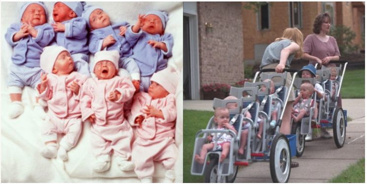  Una mujer dio a luz a séptuples en los años 90. Veamos cómo están ahora los hermanos.