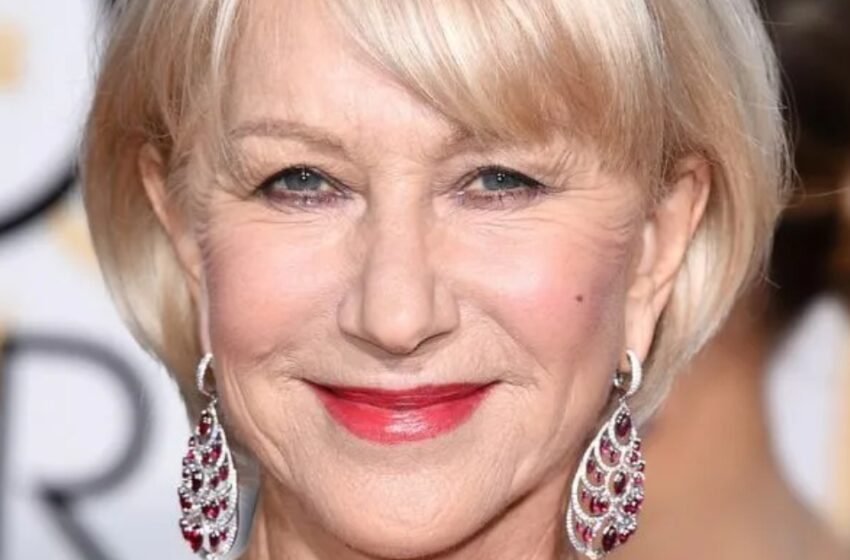  Stjärnan debuterar med ny asymmetrisk frisyr: 78-åriga Helen Mirren fångade allas uppmärksamhet med sin senaste look!