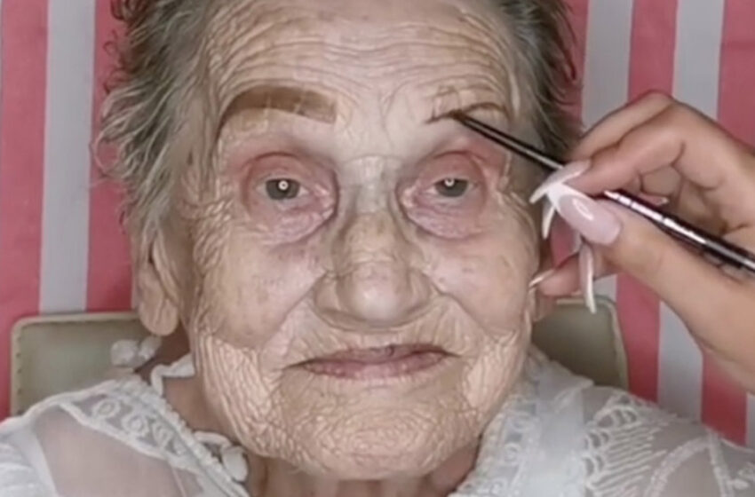  En dotterdotter gav sin 80-åriga mormor en makeover: Bilderna efter förvandlingen skapade stort rabalder på nätet!